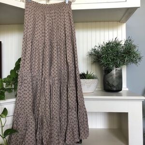 Taupe Maxi Skirt